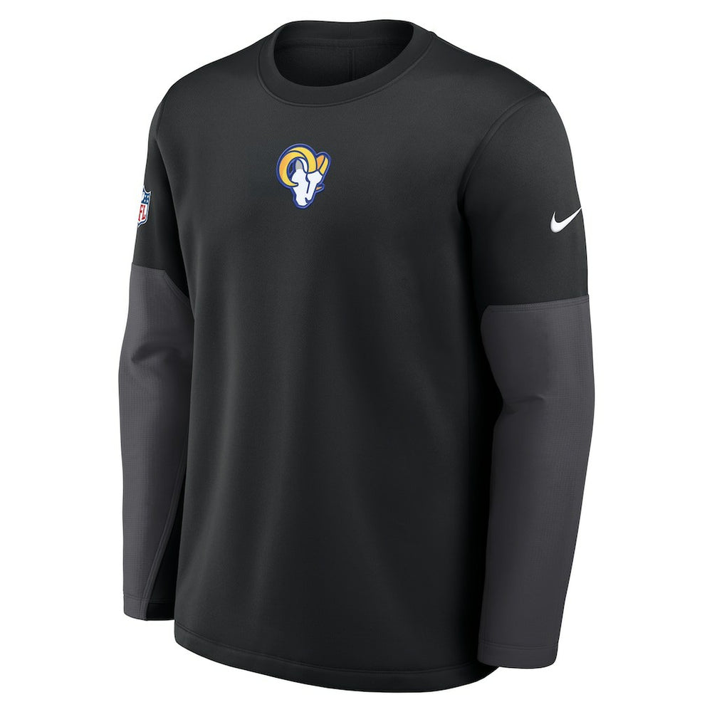 Los Angeles Rams Sideline Coach Therma-FIT Long Sleeve T-Shirt Black