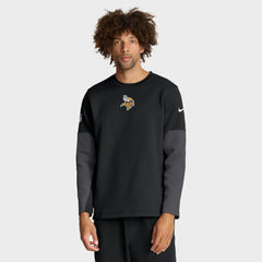 Minnesota Vikings Sideline Coach Therma-FIT Long Sleeve T-Shirt Black