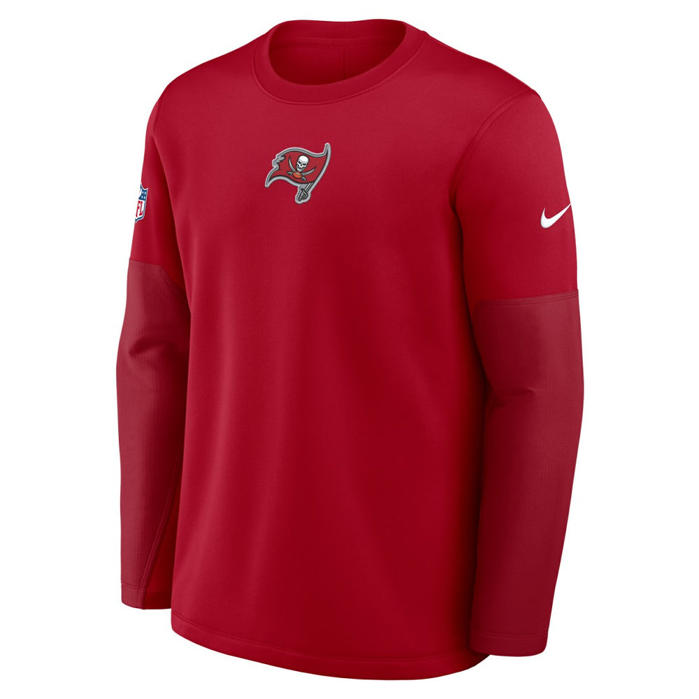 Tampa Bay Buccaneers Sideline Coach Therma-FIT Long Sleeve T-Shirt Red