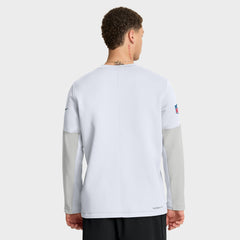 Green Bay Packers Sideline Coach Therma-FIT Long Sleeve T-Shirt White