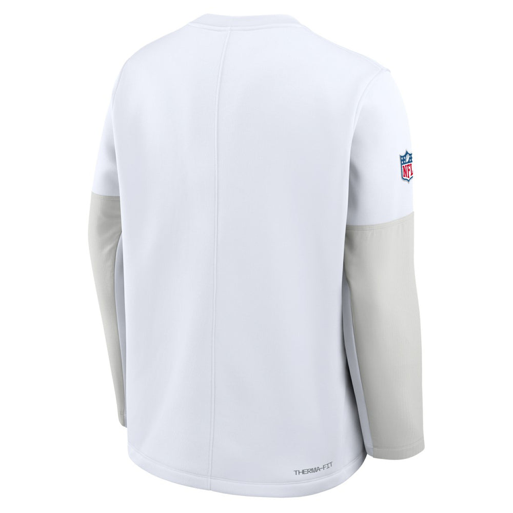 Green Bay Packers Sideline Coach Therma-FIT Long Sleeve T-Shirt White