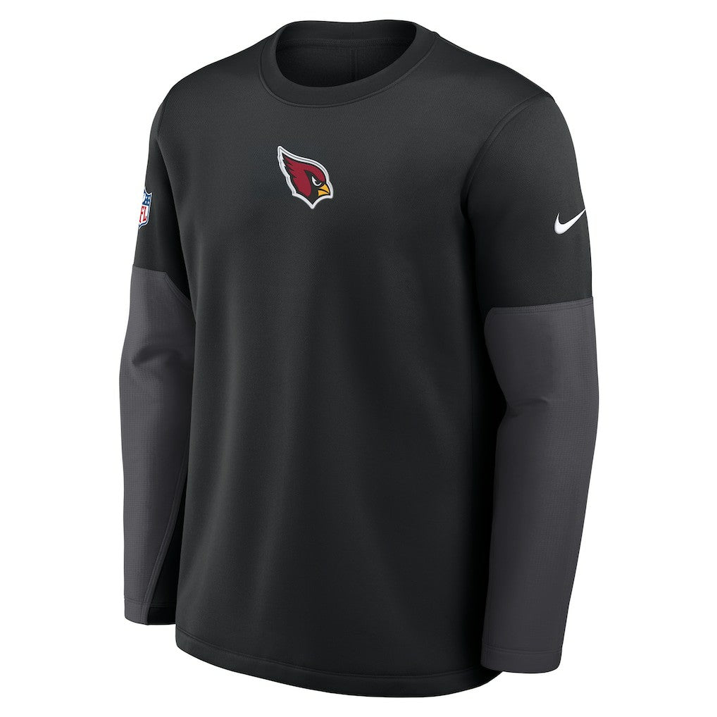 Arizona Cardinals Sideline Coach Therma-FIT Long Sleeve T-Shirt Black