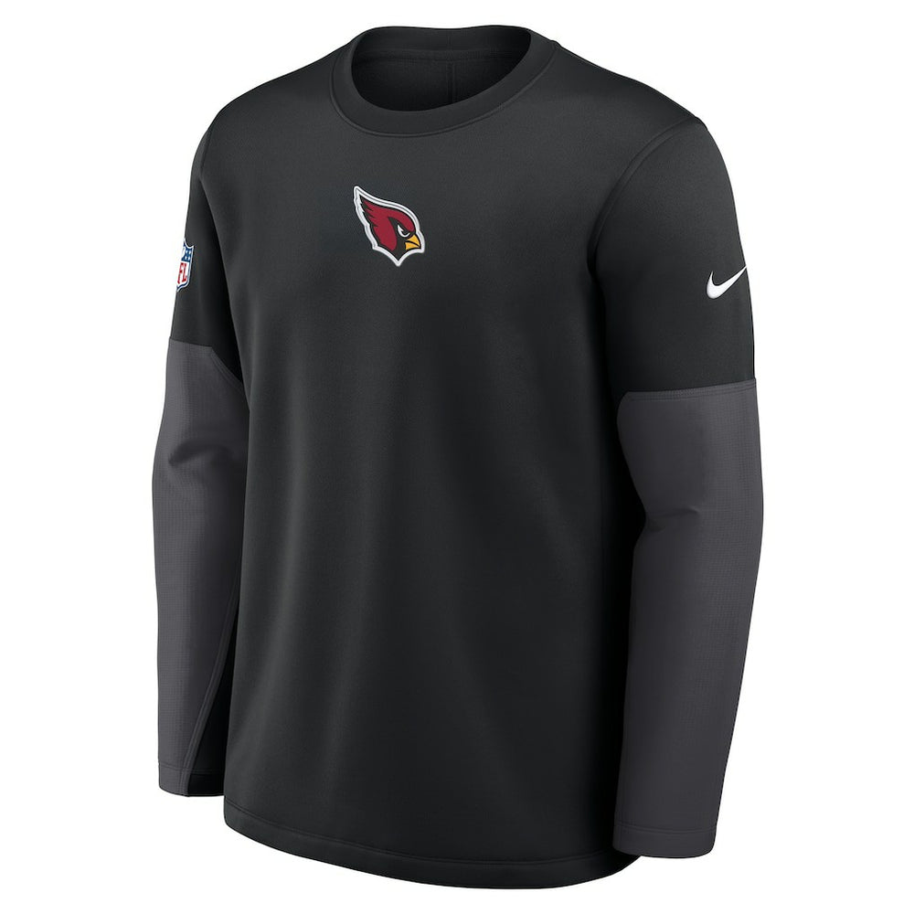 Arizona Cardinals Sideline Coach Therma-FIT Long Sleeve T-Shirt Black