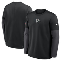 Atlanta Falcons Sideline Coach Therma-FIT Long Sleeve T-Shirt Black