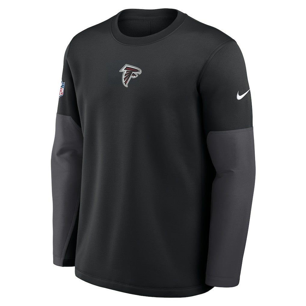Atlanta Falcons Sideline Coach Therma-FIT Long Sleeve T-Shirt Black