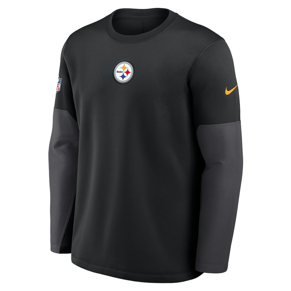 Pittsburgh Steelers Sideline Coach Therma-FIT Long Sleeve T-Shirt Black