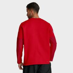 Kansas City Chiefs Sideline Coach Therma-FIT Long Sleeve T-Shirt Red