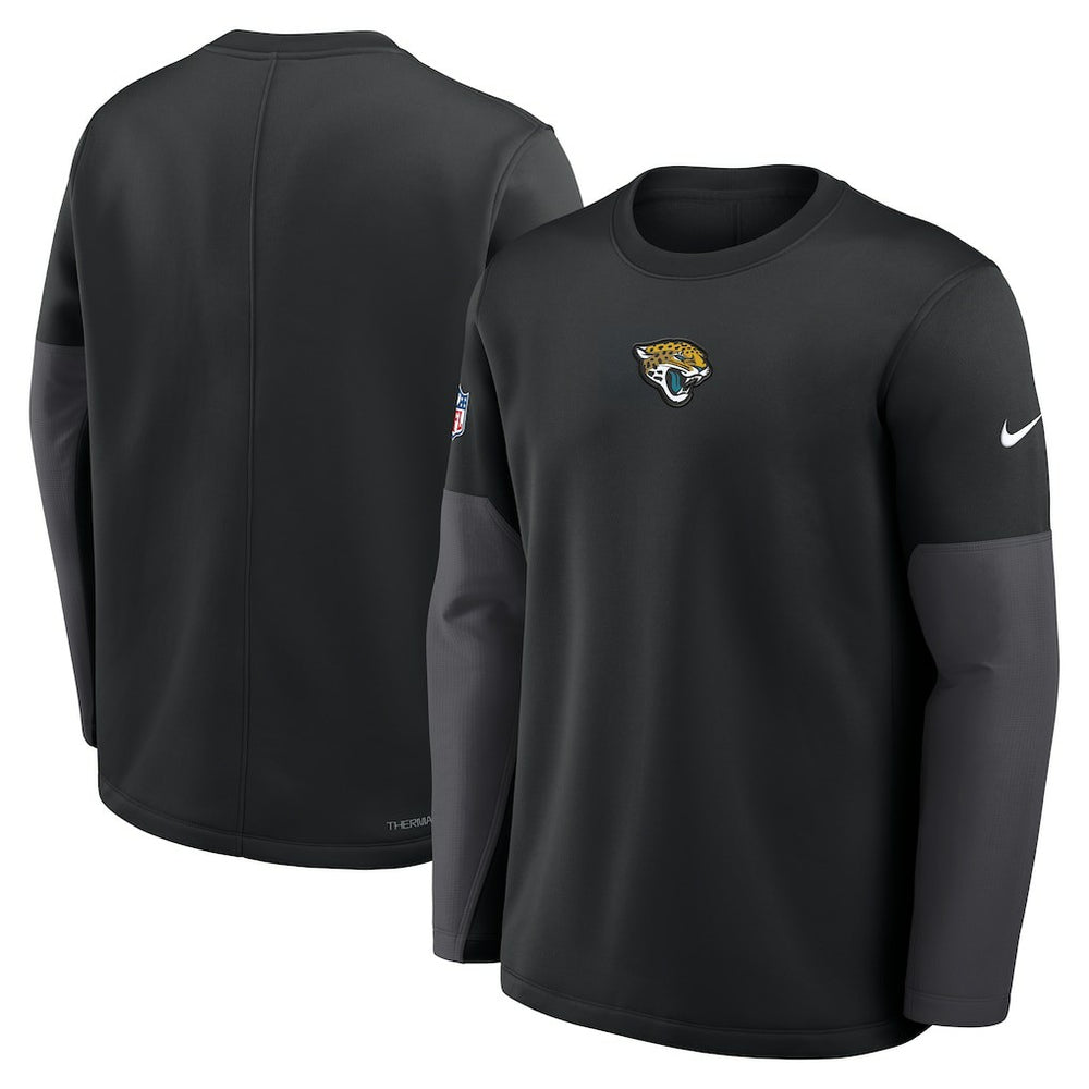 Jacksonville Jaguars Sideline Coach Therma-FIT Long Sleeve T-Shirt Black