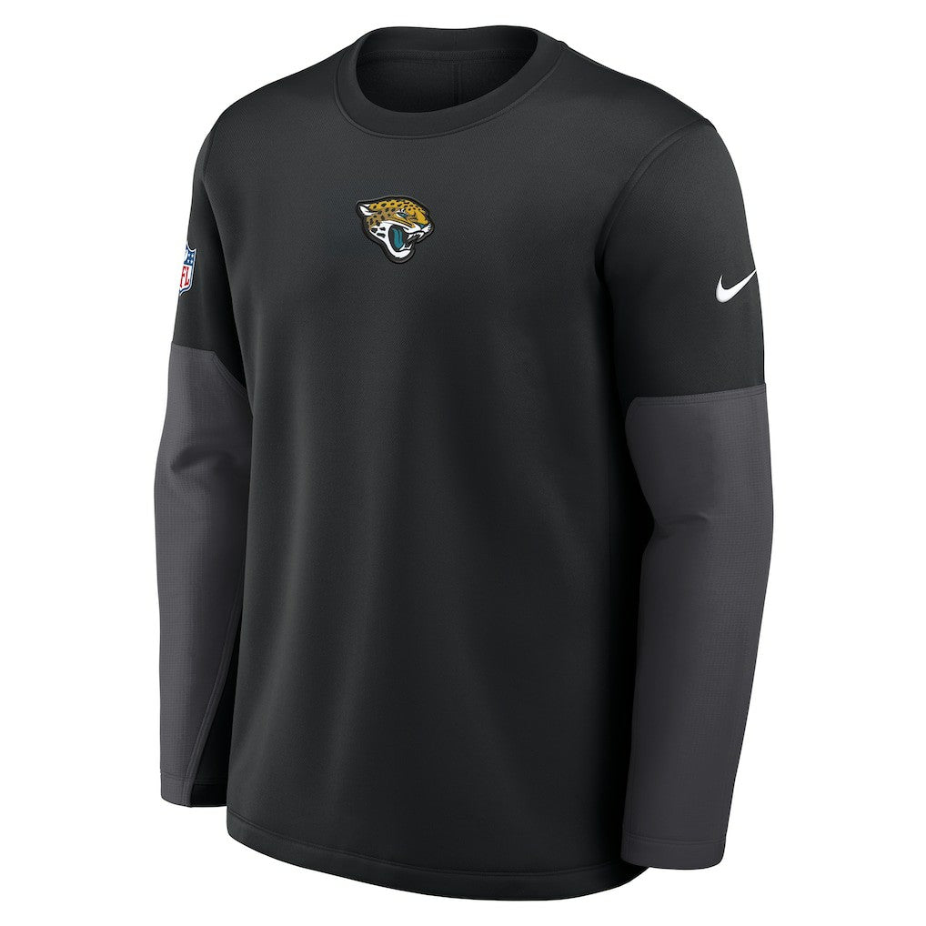 Jacksonville Jaguars Sideline Coach Therma-FIT Long Sleeve T-Shirt Black