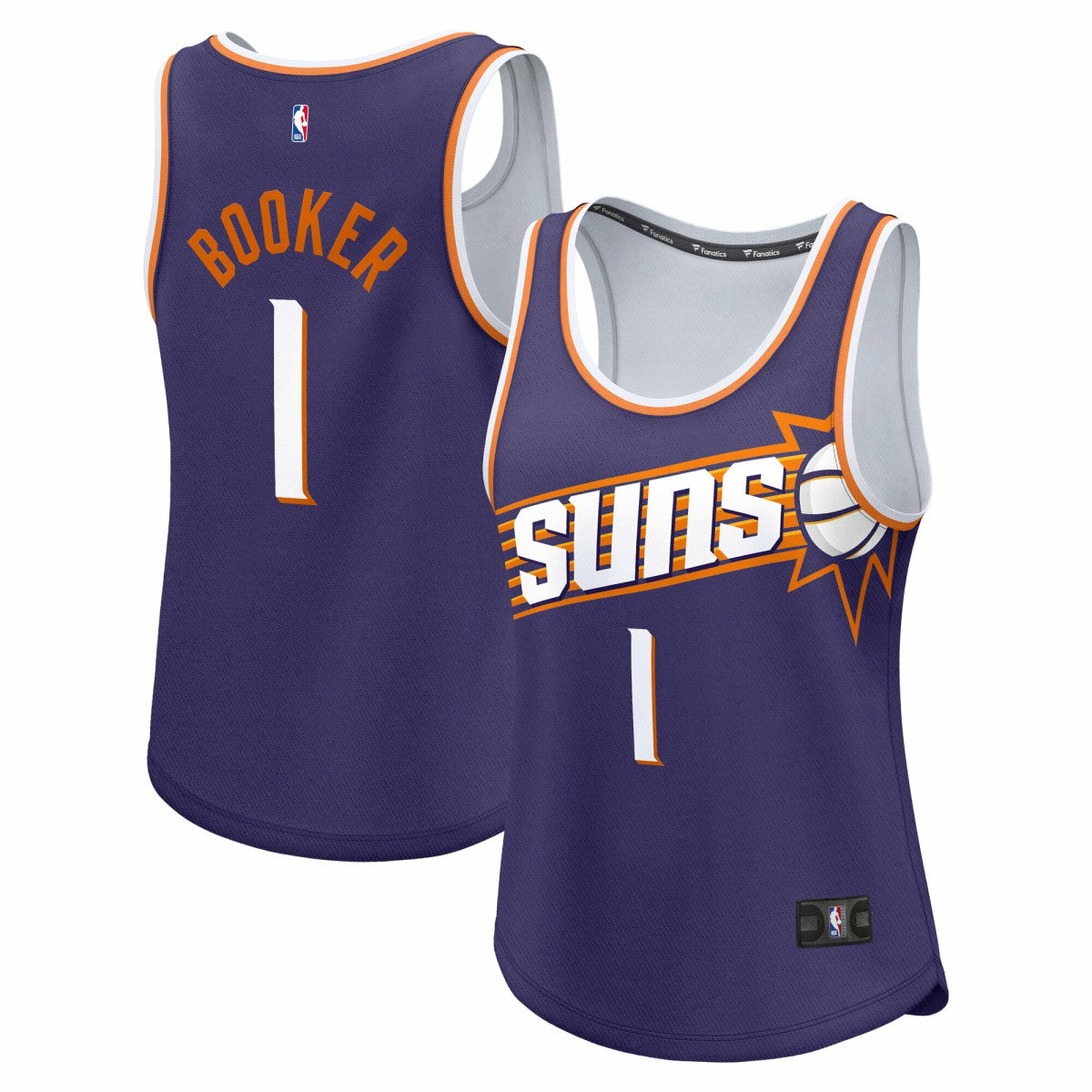 Devin Booker Phoenix Suns Women's Fast Break Player Jersey Icon Edition Purple