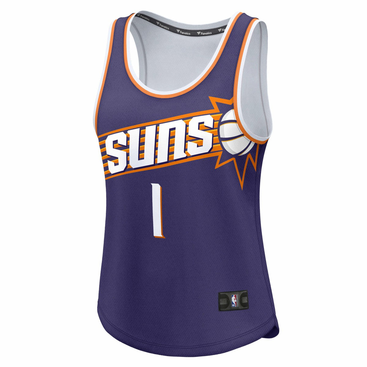 Devin Booker Phoenix Suns Women's Fast Break Player Jersey Icon Edition Purple