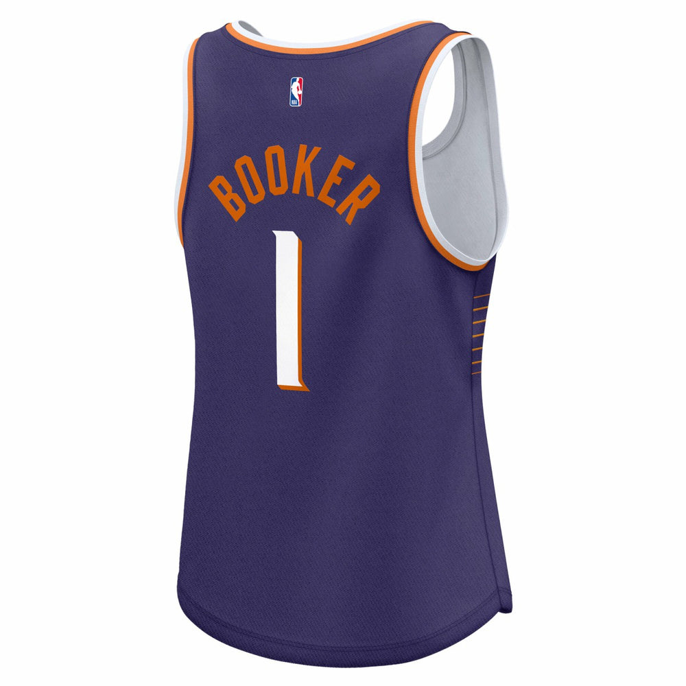 Devin Booker Phoenix Suns Women's Fast Break Player Jersey Icon Edition Purple
