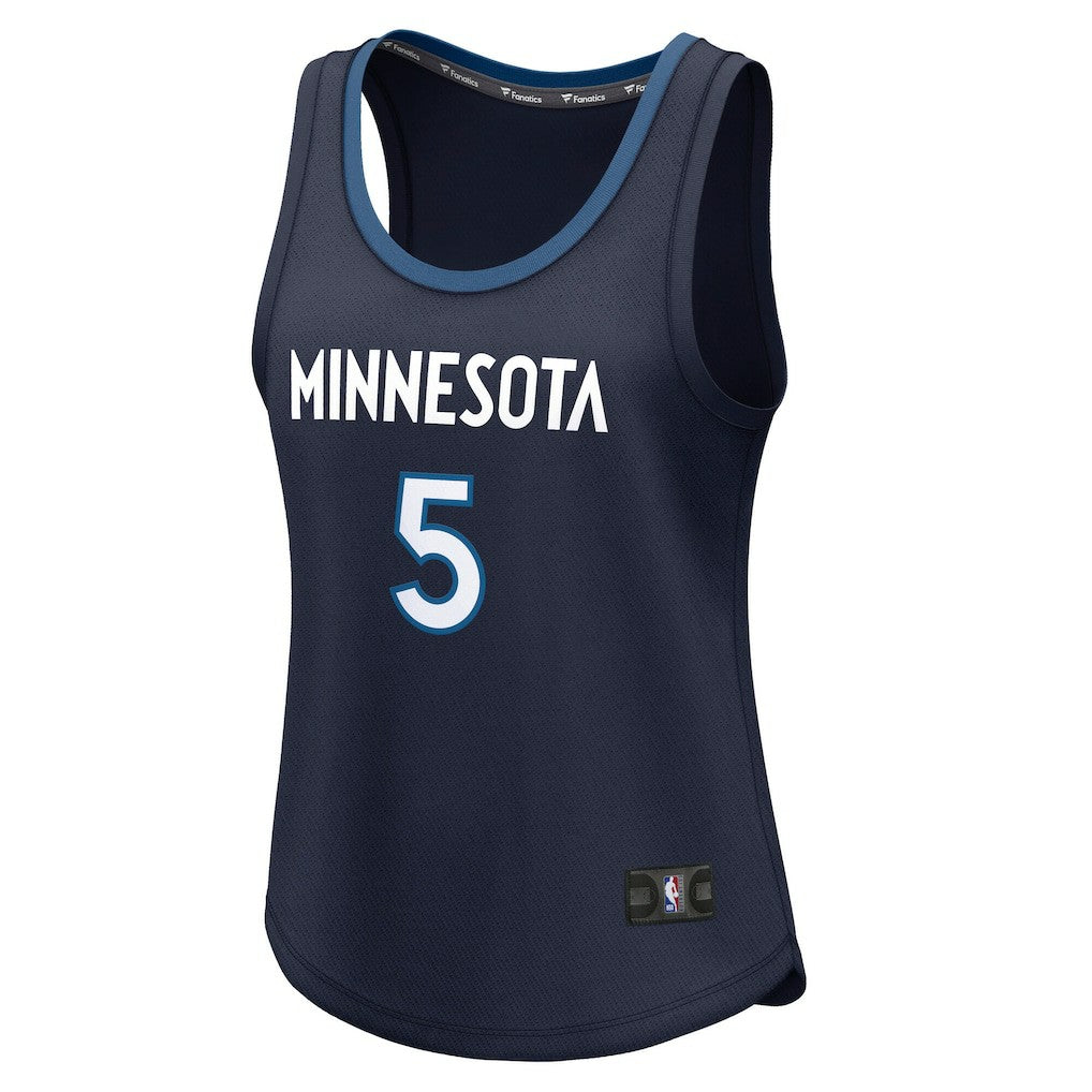 Anthony Edwards Minnesota Timberwolves Women's Fast Break Player Jersey Icon Edition Navy