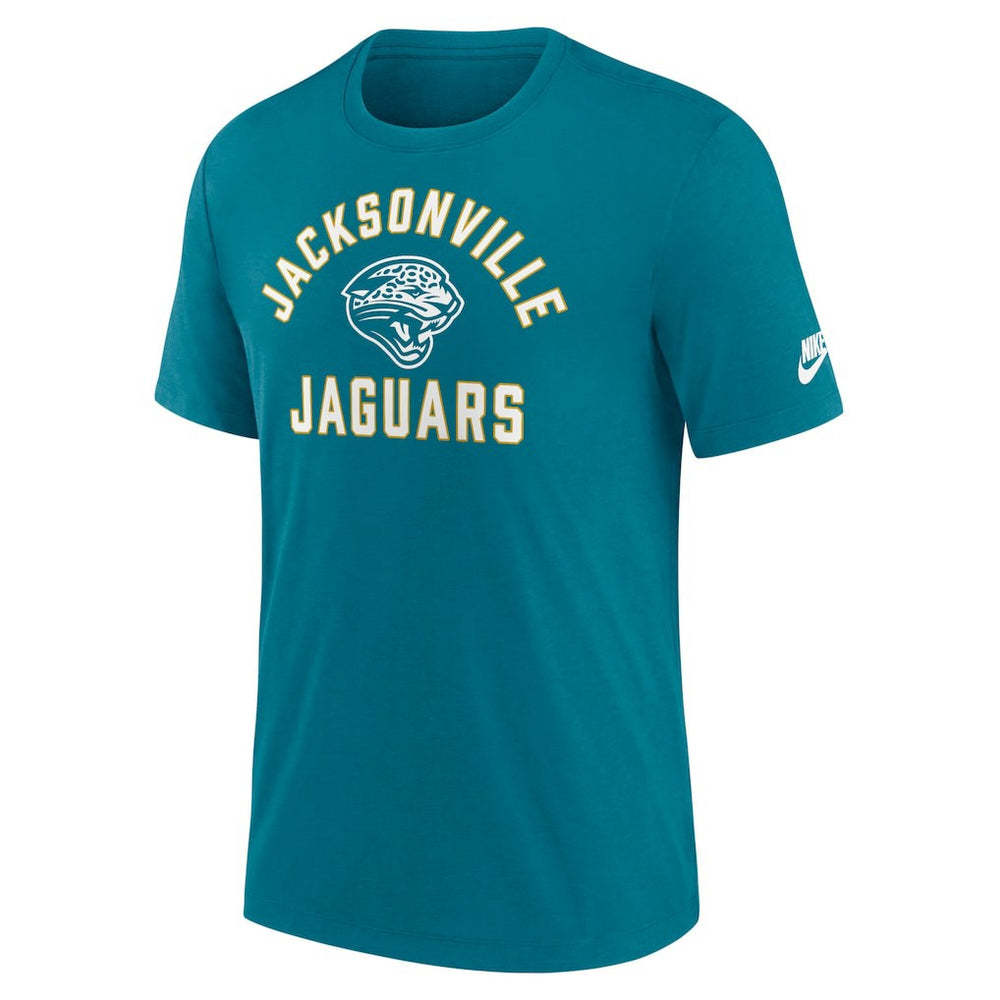 Jacksonville Jaguars Favorable Timeline Tri-Blend T-Shirt Teal