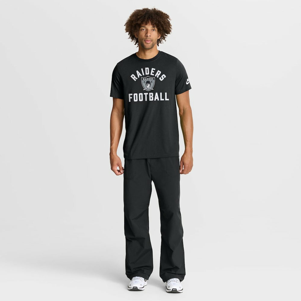 Las Vegas Raiders Favorable Timeline Tri-Blend T-Shirt Black