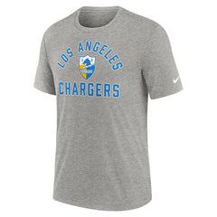 Los Angeles Chargers Favorable Timeline Tri-Blend T-Shirt Heather Gray