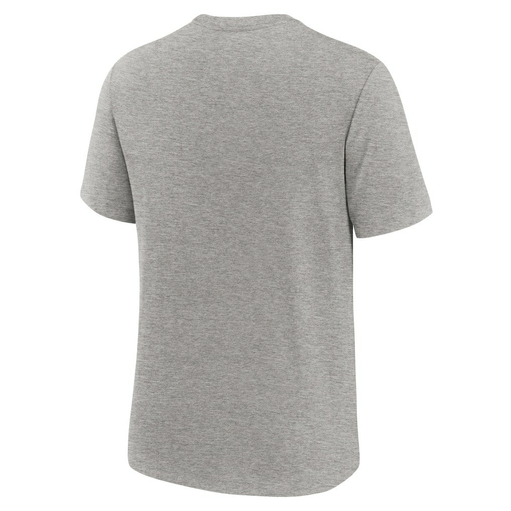 Los Angeles Chargers Favorable Timeline Tri-Blend T-Shirt Heather Gray