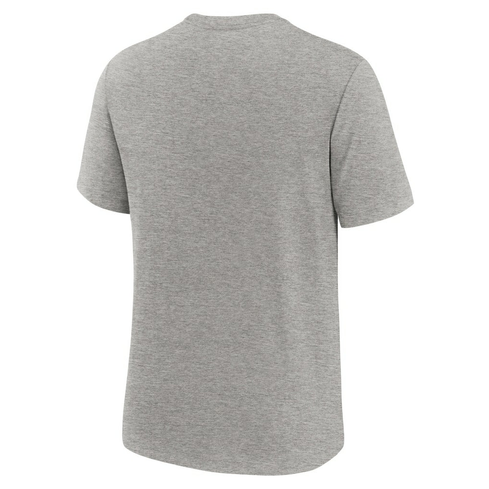 Los Angeles Chargers Favorable Timeline Tri-Blend T-Shirt Heather Gray