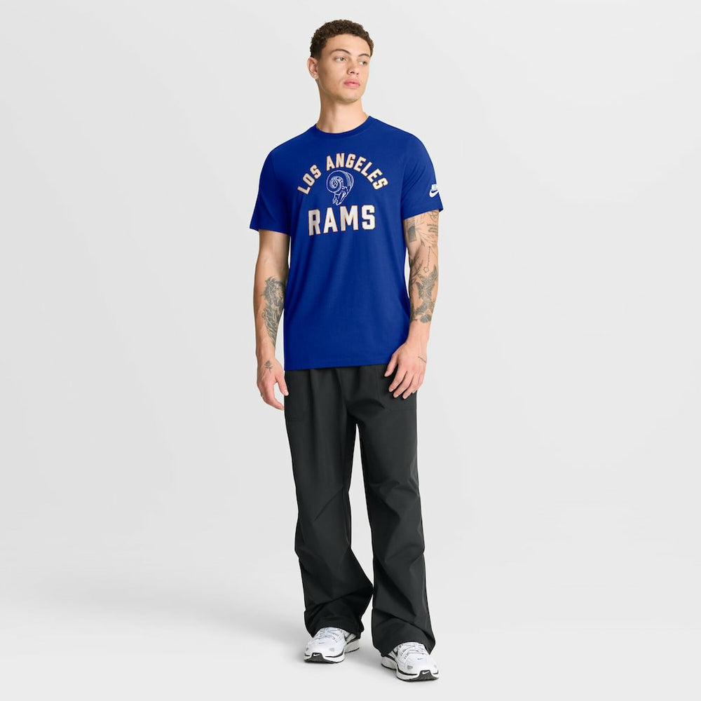 Los Angeles Rams Favorable Timeline Tri-Blend T-Shirt Royal