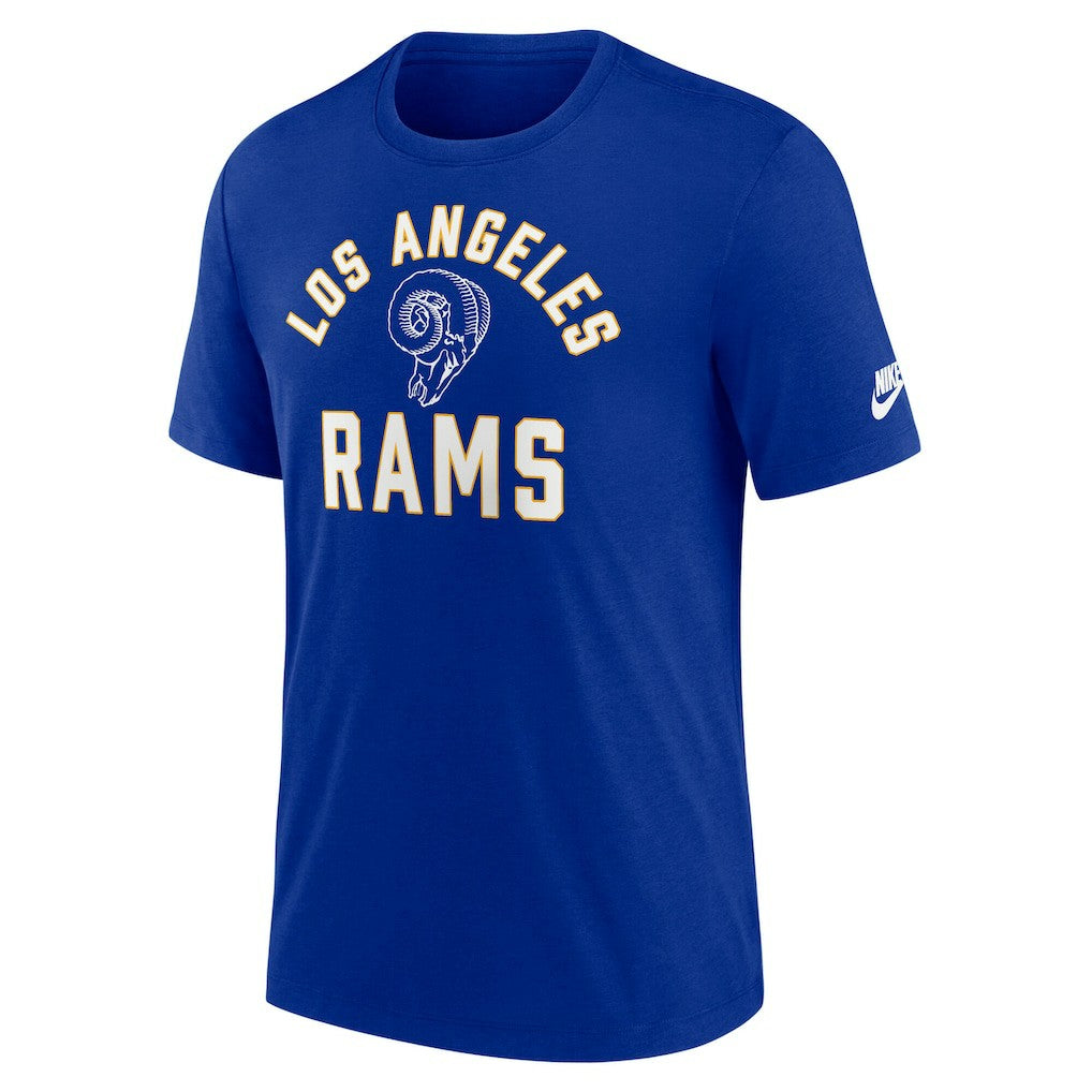Los Angeles Rams Favorable Timeline Tri-Blend T-Shirt Royal