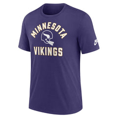 Minnesota Vikings Favorable Timeline Tri-Blend T-Shirt Purple