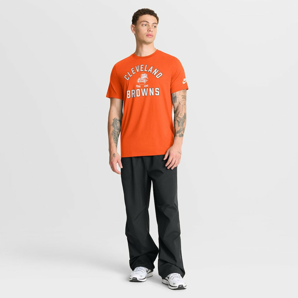 Cleveland Browns Favorable Timeline Tri-Blend T-Shirt Orange
