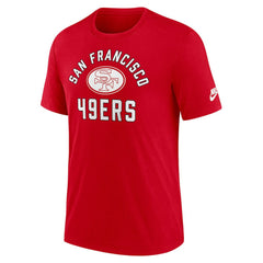 San Francisco 49ers Favorable Timeline Tri-Blend T-Shirt Scarlet