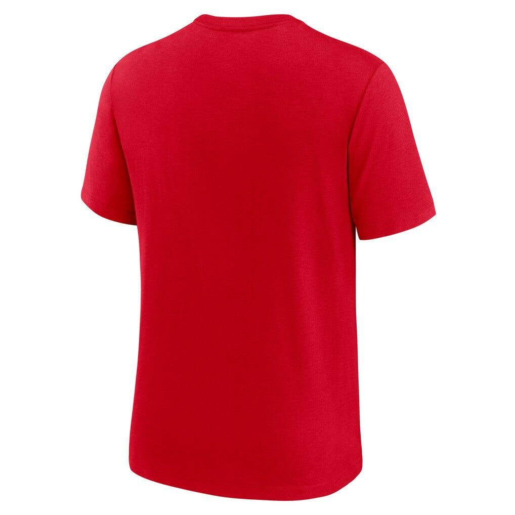 San Francisco 49ers Favorable Timeline Tri-Blend T-Shirt Scarlet