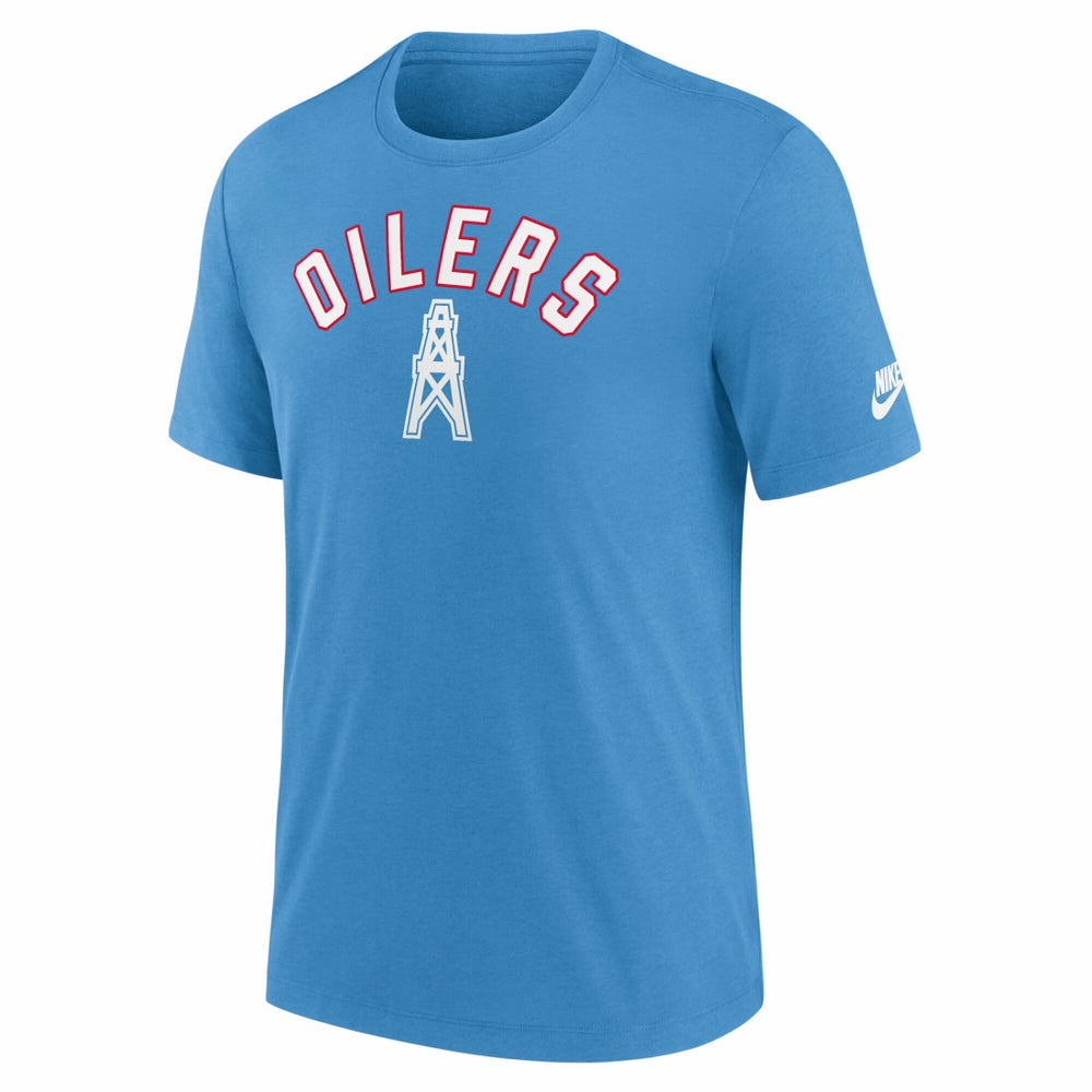 Tennessee Titans Favorable Timeline Tri-Blend T-Shirt Light Blue