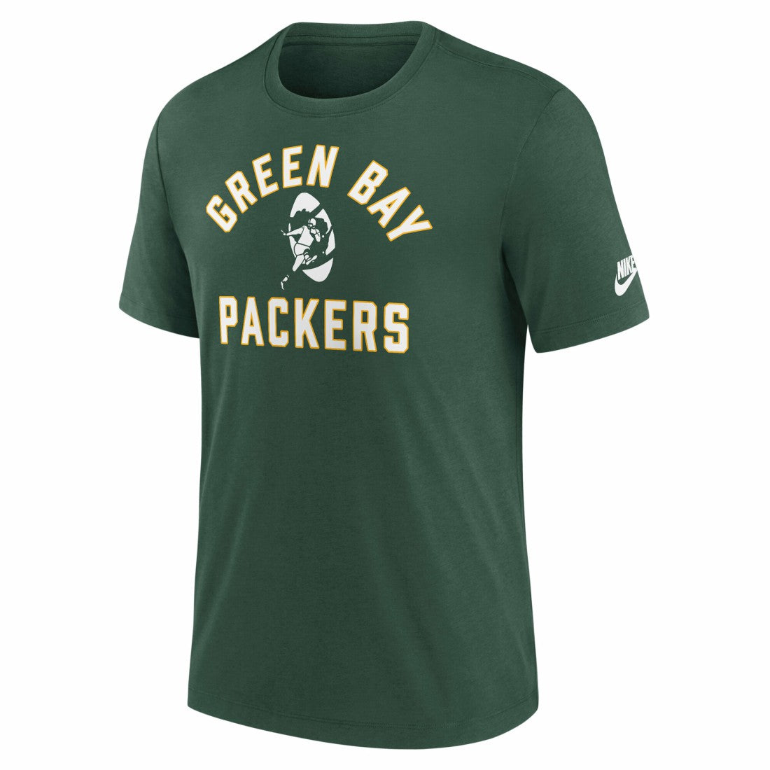 Green Bay Packers Favorable Timeline Tri-Blend T-Shirt Green