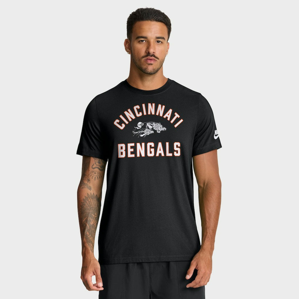 Cincinnati Bengals Favorable Timeline Tri-Blend T-Shirt Black