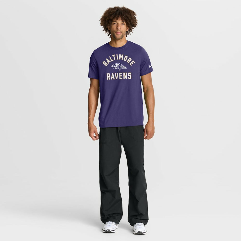Baltimore Ravens Favorable Timeline Tri-Blend T-Shirt Purple
