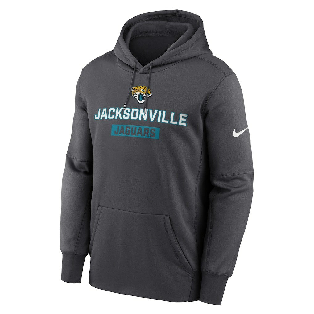 Jacksonville Jaguars Toss Sweep Performance Pullover Hoodie Anthracite