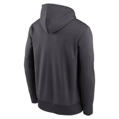 Las Vegas Raiders Toss Sweep Performance Pullover Hoodie Anthracite