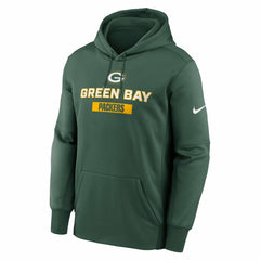 Green Bay Packers Toss Sweep Performance Pullover Hoodie Green