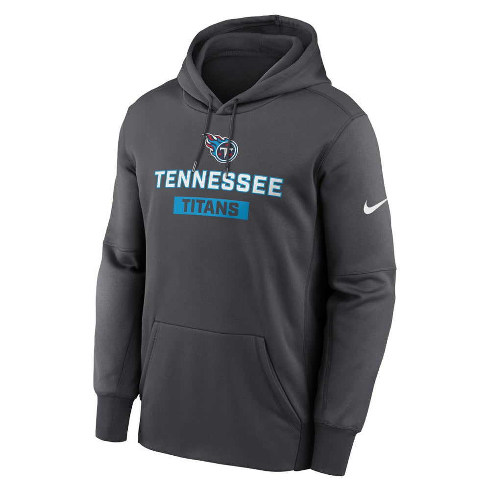 Tennessee Titans Toss Sweep Performance Pullover Hoodie Anthracite