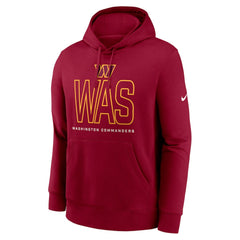 Washington Commanders Busted Play Club Fleece Pullover Hoodie Burgundy