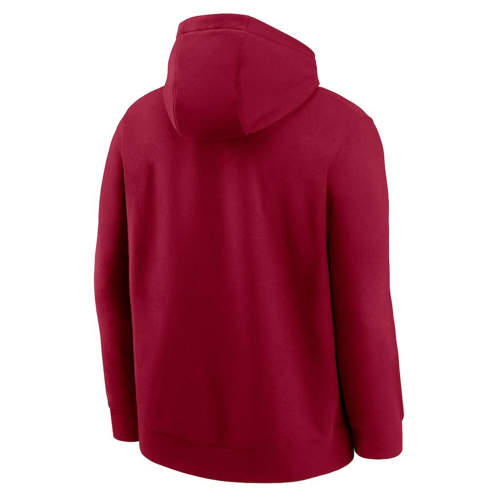 Washington Commanders Busted Play Club Fleece Pullover Hoodie Burgundy