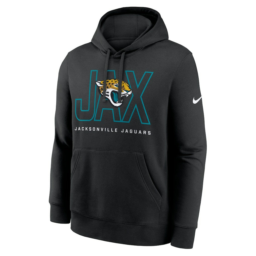 Jacksonville Jaguars Busted Play Club Fleece Pullover Hoodie Black