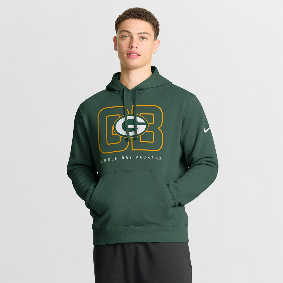 Green Bay Packers Busted Play Club Fleece Pullover Hoodie Green
