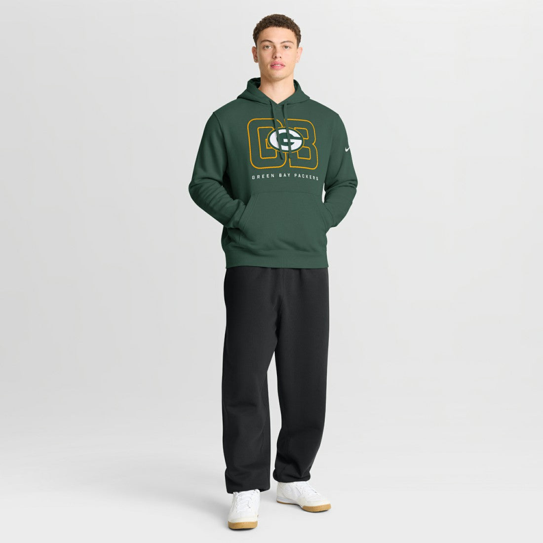 Green Bay Packers Busted Play Club Fleece Pullover Hoodie Green