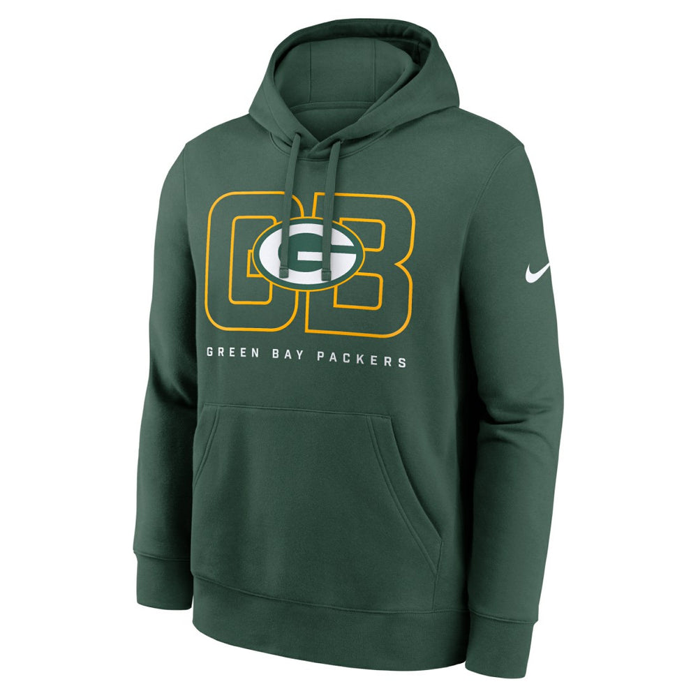 Green Bay Packers Busted Play Club Fleece Pullover Hoodie Green