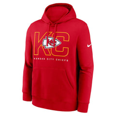 Kansas City Chiefs Busted Play Club Fleece Pullover Hoodie Red