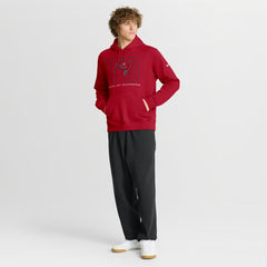 Tampa Bay Buccaneers Busted Play Club Fleece Pullover Hoodie Red