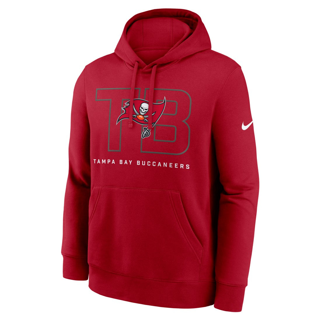 Tampa Bay Buccaneers Busted Play Club Fleece Pullover Hoodie Red