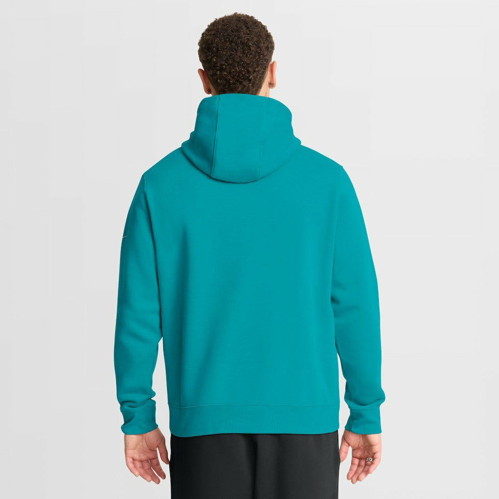 Miami Dolphins Busted Play Club Fleece Pullover Hoodie Aqua