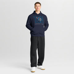 Tennessee Titans Busted Play Club Fleece Pullover Hoodie Navy