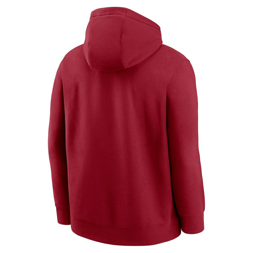Arizona Cardinals Busted Play Club Fleece Pullover Hoodie Cardinal