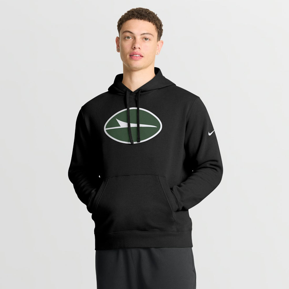 New York Jets Club Fleece Pullover Hoodie Black