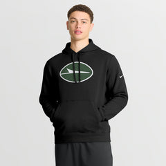New York Jets Club Fleece Pullover Hoodie Black